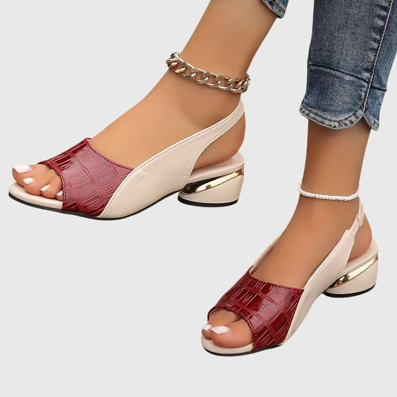 Whitney | Lädersandaler