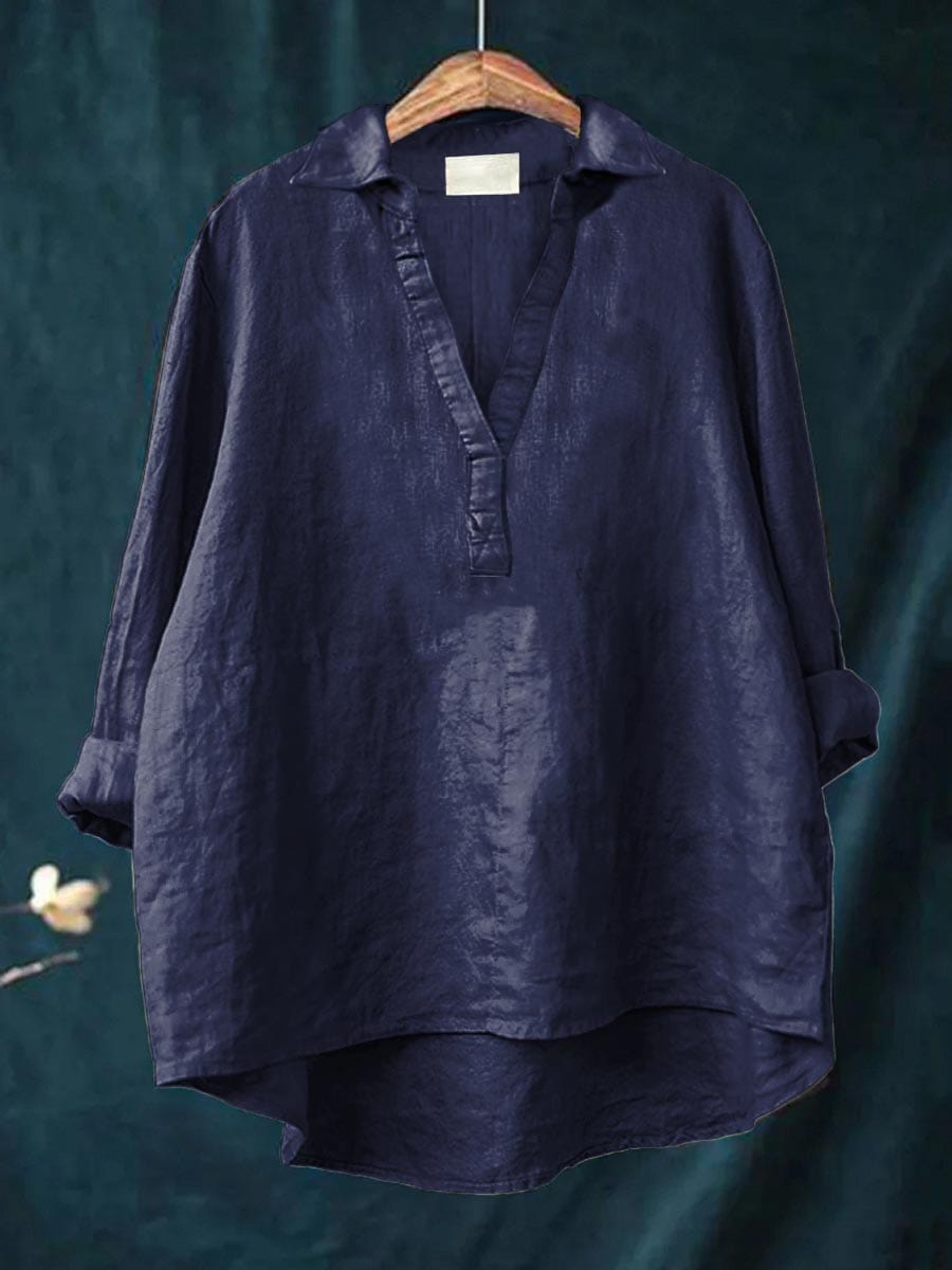 Andrea | Elegant Linne Sommarblus