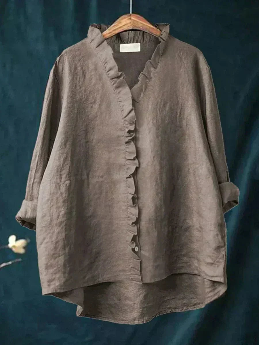 Eline | Elegant Linne Sommarblus