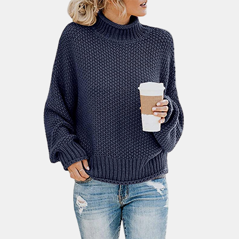Jaselith | Mjuk Turtleneck Tröja