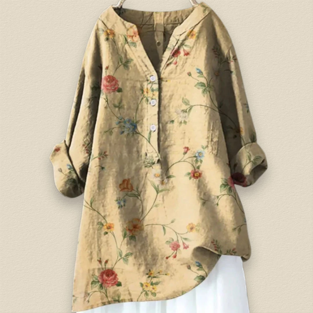 Florellia | Lätt Blommig Blus