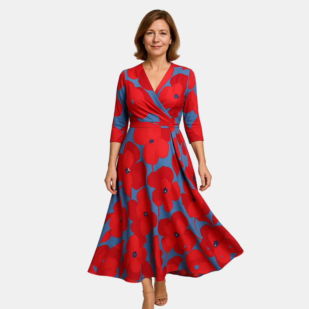 TAYLOR | ELEGANT BLOMSTERSKJORTA I LYX
