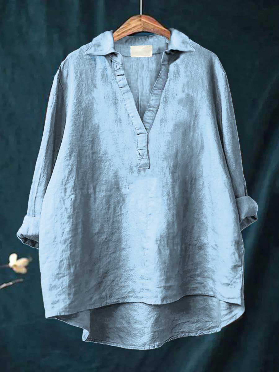 Andrea | Elegant Linne Sommarblus