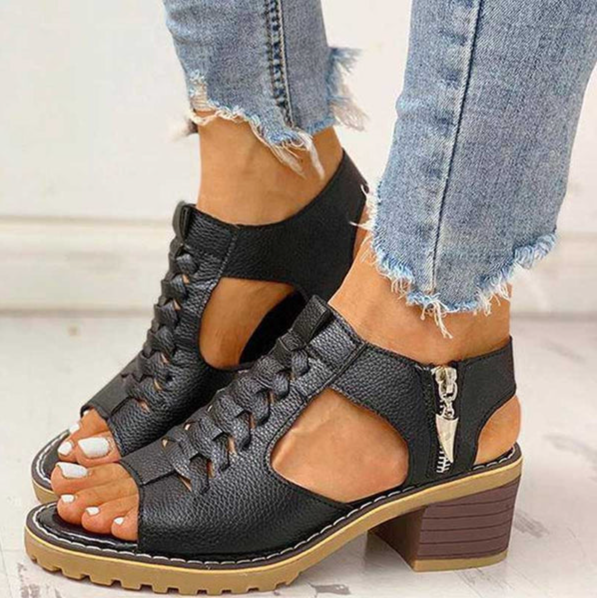 Evelina | Högklackade Sandaler