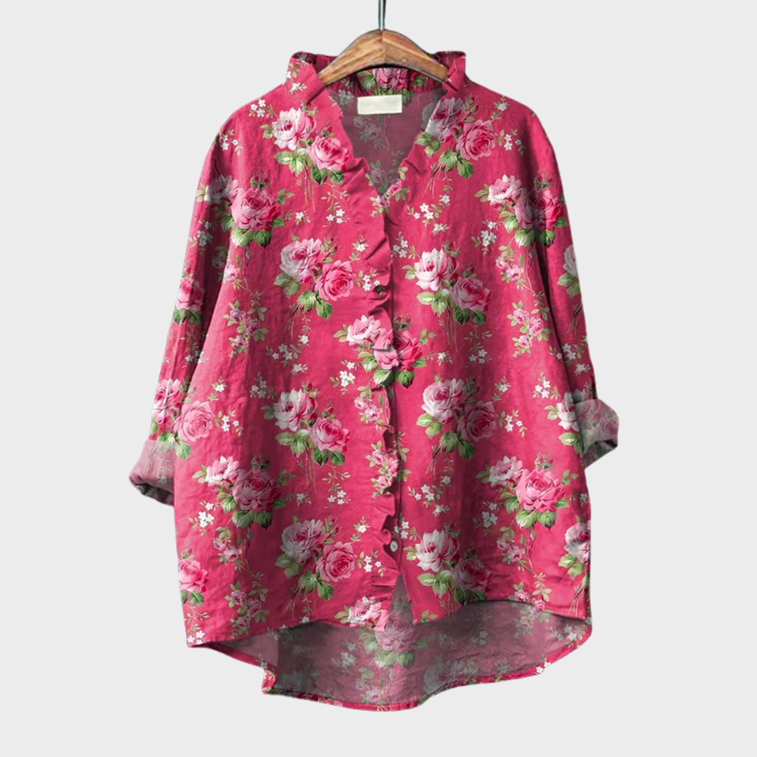Tara | Elegant Linne Sommarblus