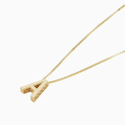 Chic Kärleksbrev Guld Initial Halsband