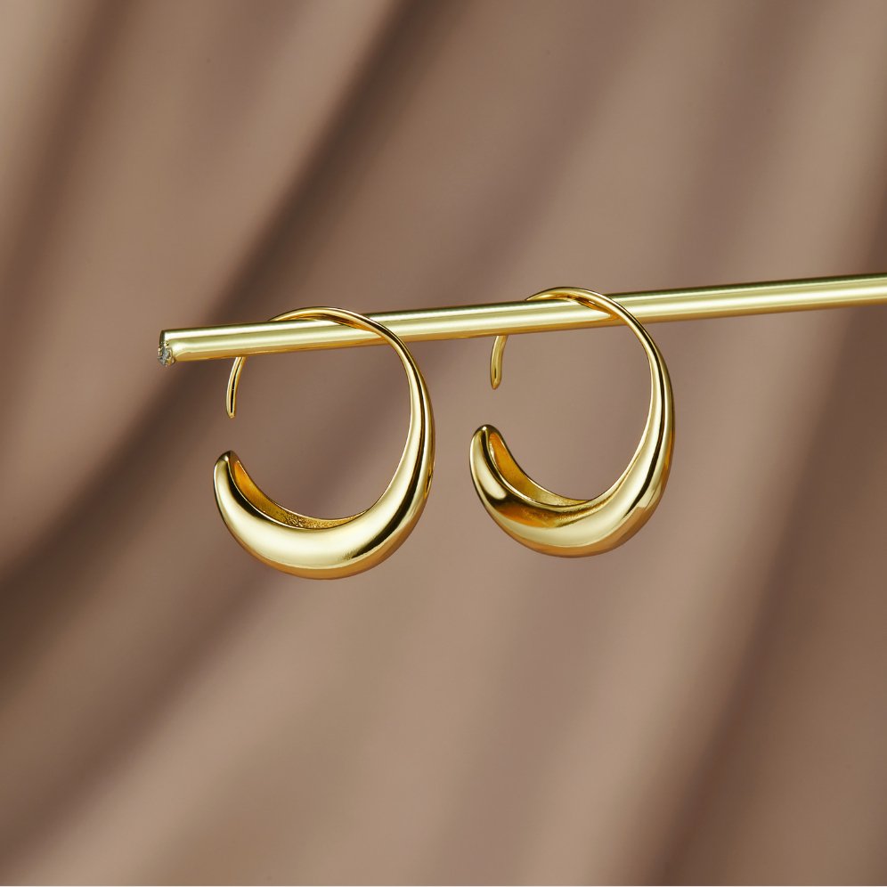 CAMILLE | DROP HOOP ÖRHÄNGEN