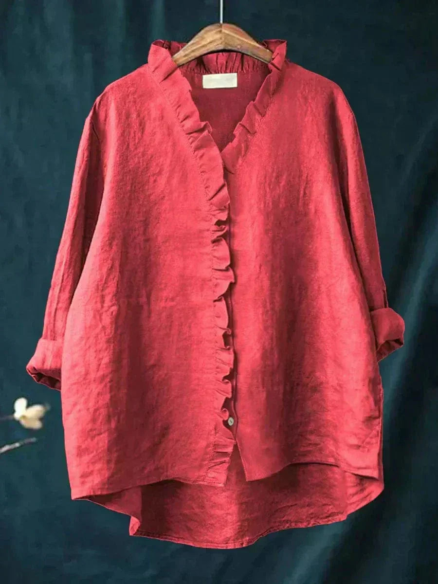 Eline | Elegant Linne Sommarblus