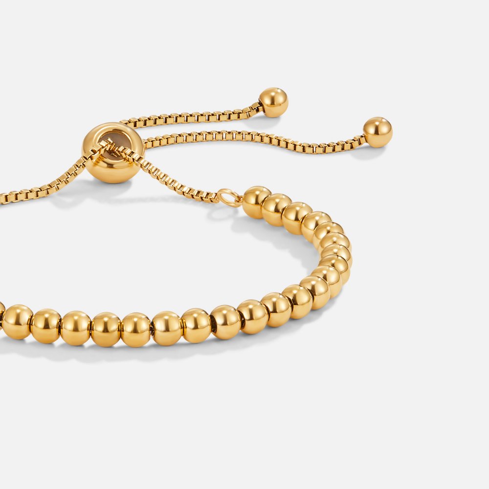 AISHA | STILIGT BEADAT GULDBRACELET